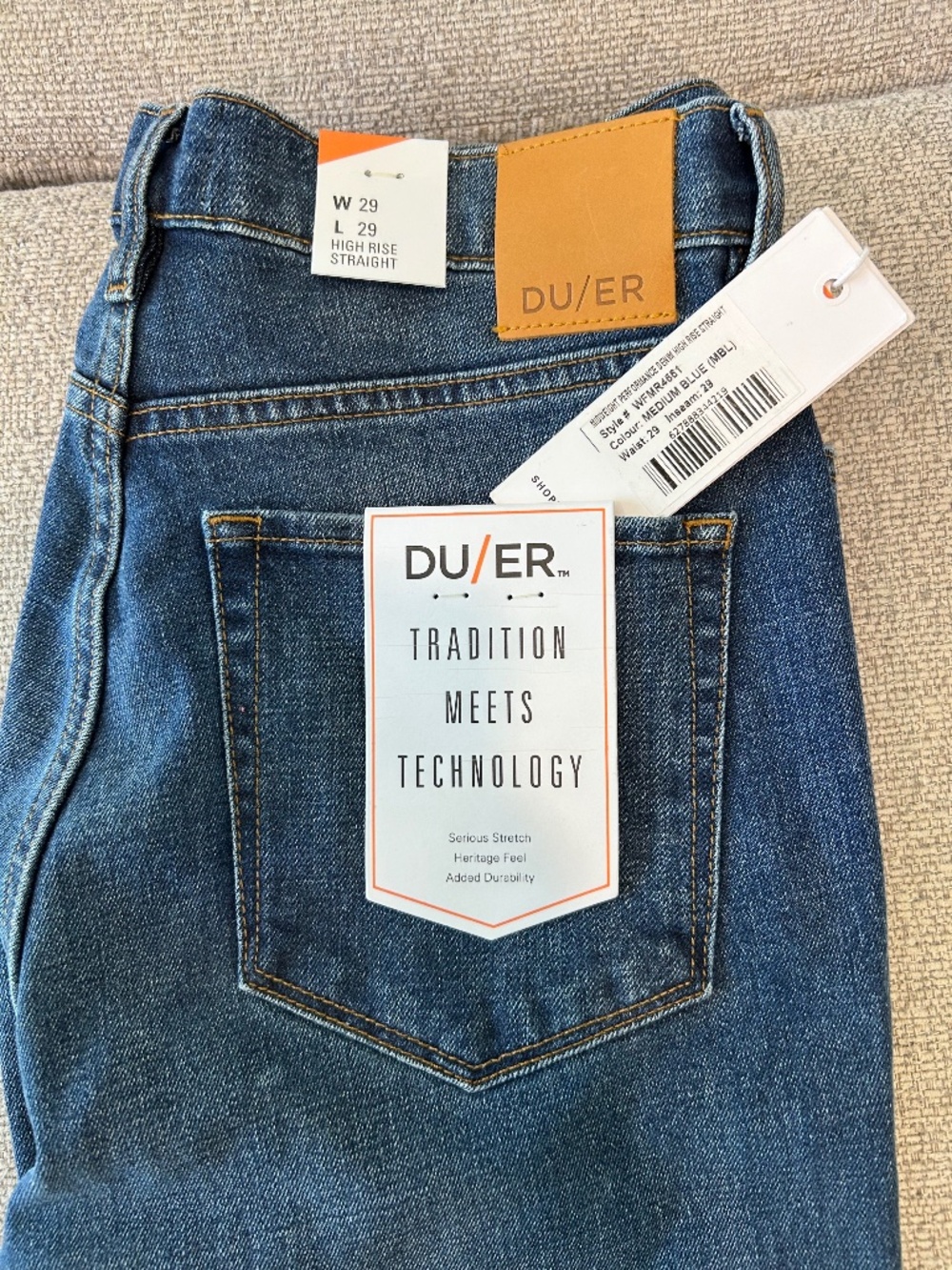 NEW Duer Jeans